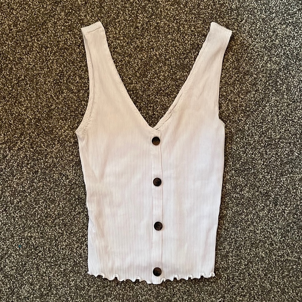 White tank top